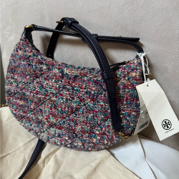 Tory Burch Mille Crescent Crossbody Bag - Picture 3 of 9